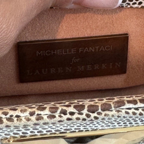 Lauren Merkin Clutch with Gold Accent - Picture 5 of 12